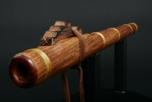 Black Locust Wood Native American Flute, Minor, Low E-4, #D13L